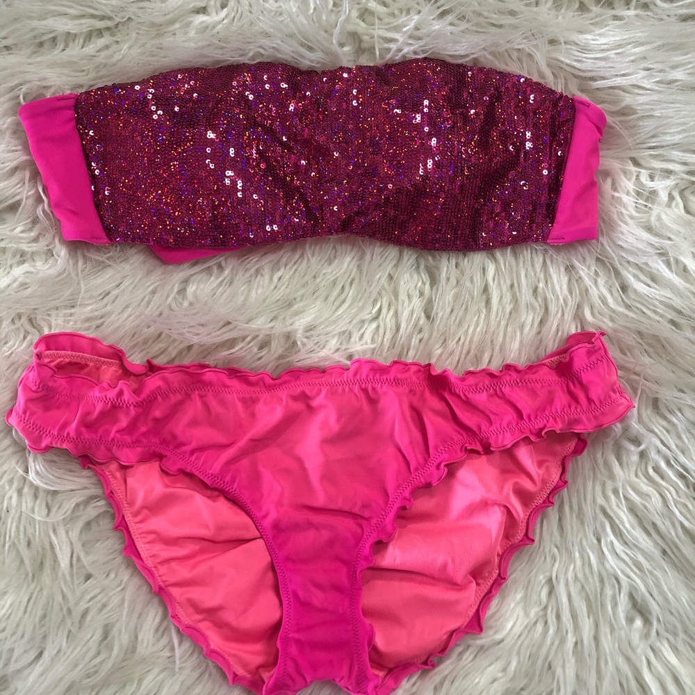 Pink bikini